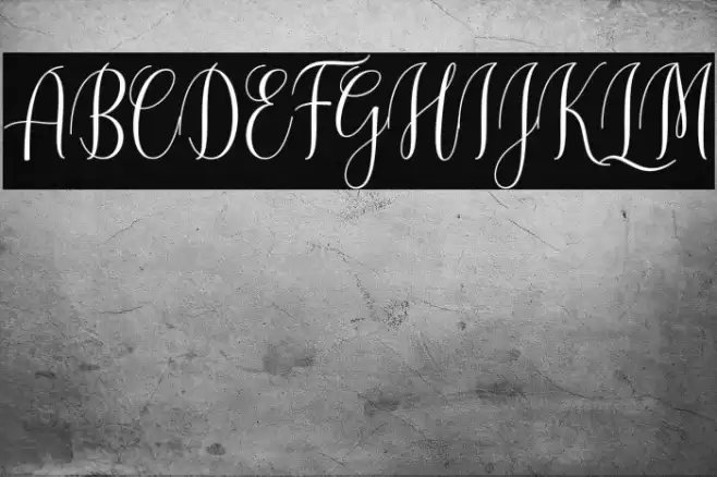 CinderellaScript Font examples