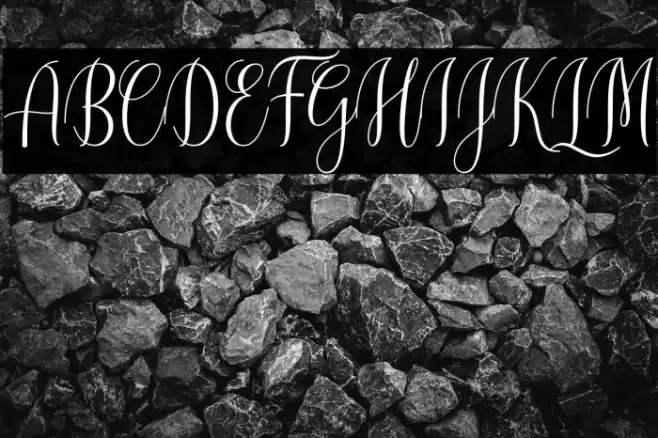 CinderellaScript Font examples