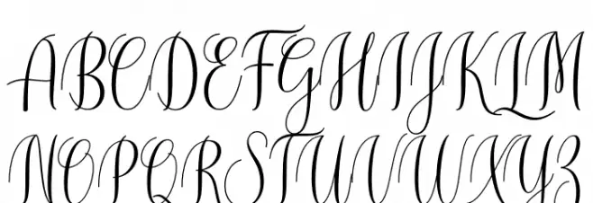 CinderellaScript Schriftart Groß