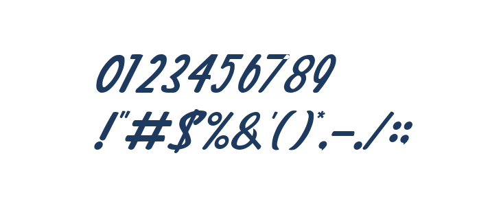 Cindy Julia Italic Other Characters