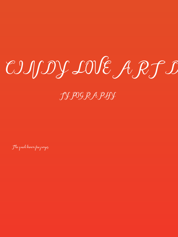Cindy love art design Poster
