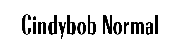 Cindybob Normal Font