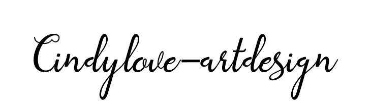 Cindylove-artdesign  免费字体下载