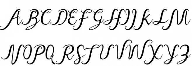 Cindylove-artdesign Font UPPERCASE