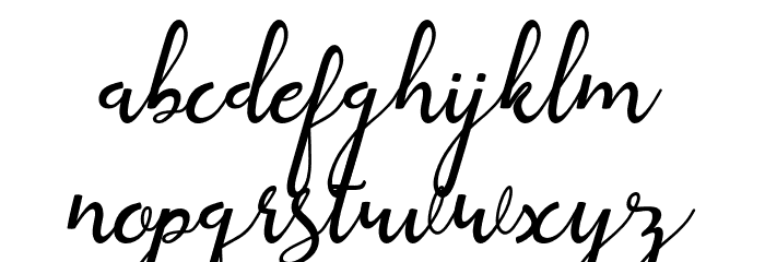 Cindylove-artdesign Font LOWERCASE