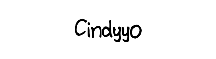 Cindyyo  Free Fonts Download