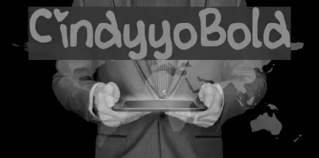 CindyyoBold Font examples