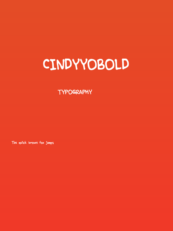 CindyyoBold Poster