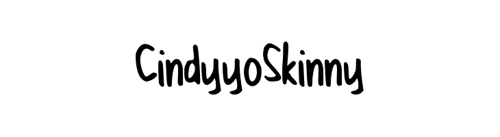 CindyyoSkinny  免费字体下载