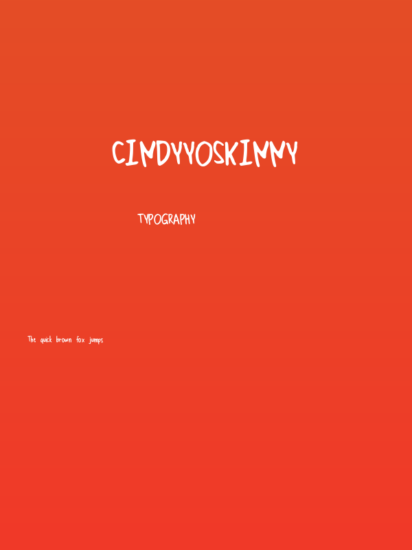 CindyyoSkinny Poster