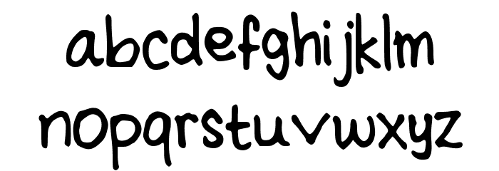 Cindyyo Font LOWERCASE