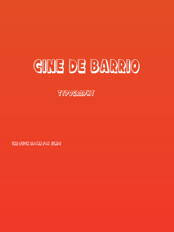 Cine de Barrio Poster