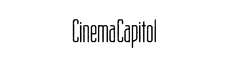 Cinema Capitol  font caratteri gratis