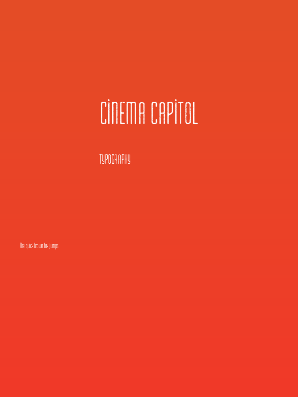 Cinema Capitol Poster