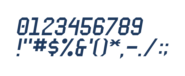 Cinema Gothic NBP Italic Other Characters