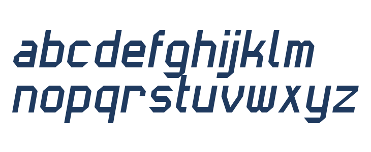 Cinema Gothic NBP Italic Lowercase