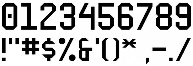 Cinema Gothic NBP Font OTHER CHARS