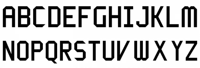 Cinema Gothic NBP Font Litere mari