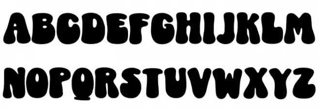 Cinema Groovy Regular Schriftart Groß