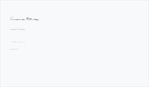 Cinema Pictures Business Card