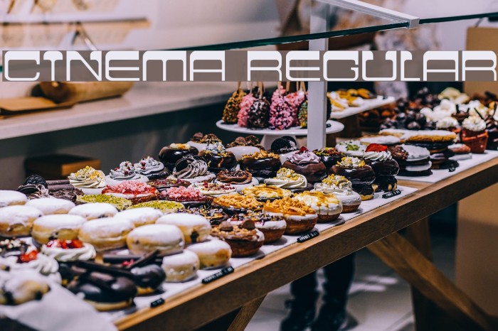 Cinema Regular Font examples