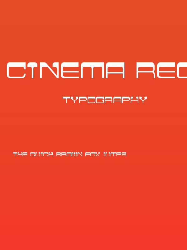 Cinema Regular Poster