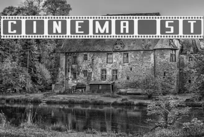 Cinema St Schriftart examples