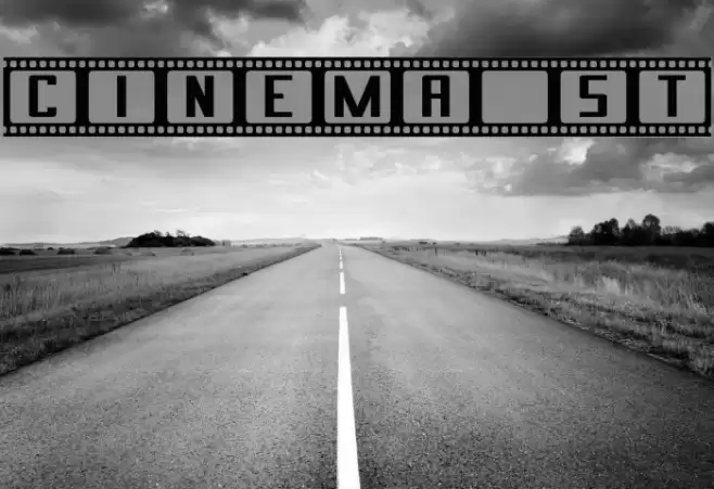 Cinema St Schriftart examples