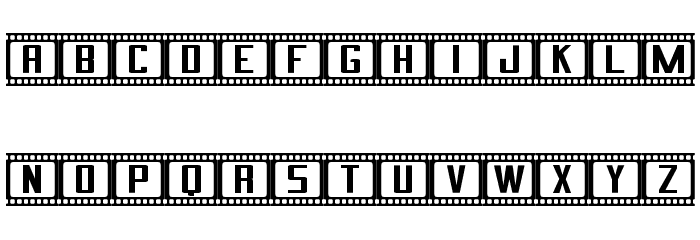 Cinema St Schriftart Kleinbuchstaben