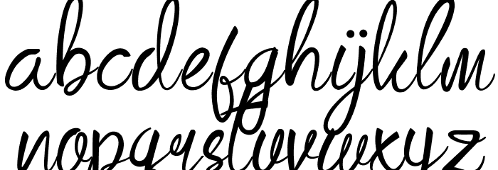 Cinema Viona Font LOWERCASE
