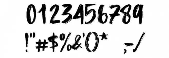 Cinemair Font OTHER CHARS