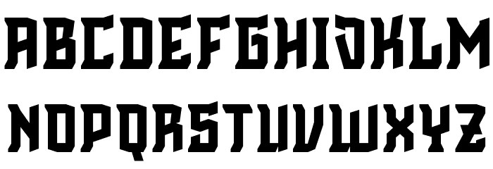Cinematic English Demo Font LOWERCASE