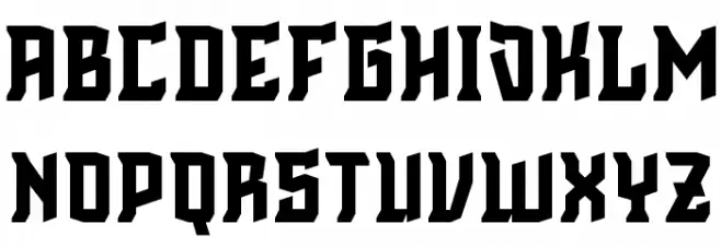 Cinematic English Demo Schriftart Kleinbuchstaben