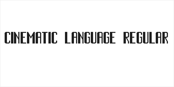 Cinematic Language Regular Logo