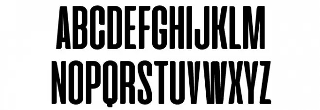 Cinematografica Bold Schriftart Groß