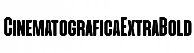 Cinematografica ExtraBold  Fuentes Gratis Descargar