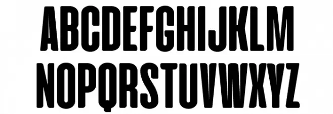 Cinematografica ExtraBold Font UPPERCASE