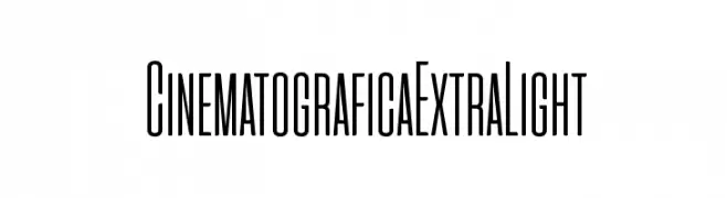 Cinematografica ExtraLight  Fuentes Gratis Descargar