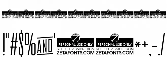 Cinematografica ExtraLight Font OTHER CHARS