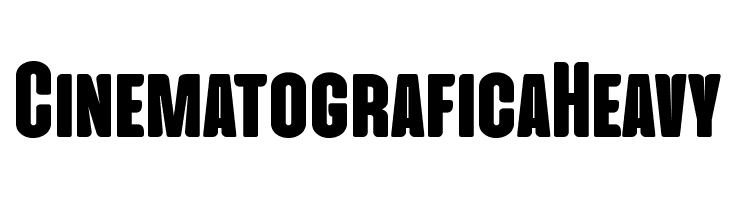 Cinematografica Heavy  font caratteri gratis