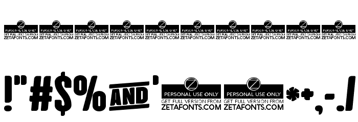 Cinematografica Heavy Font OTHER CHARS