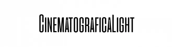 Cinematografica Light  Free Fonts Download