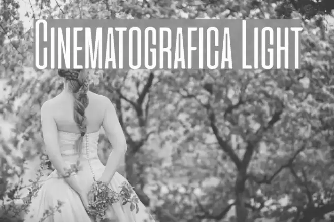 Cinematografica Light Font examples