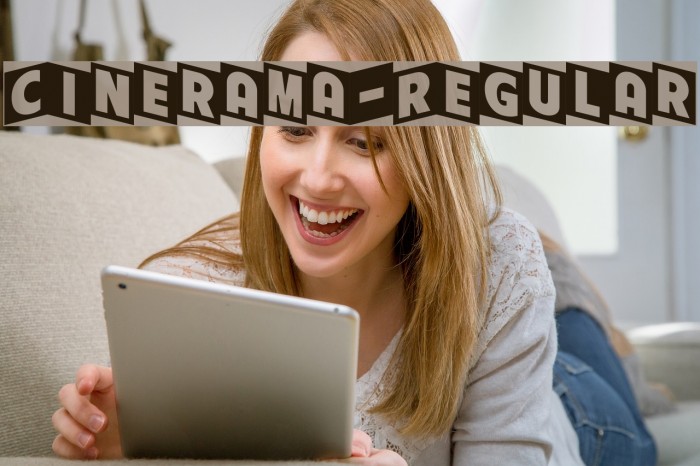 Cinerama-Regular फ़ॉन्ट examples