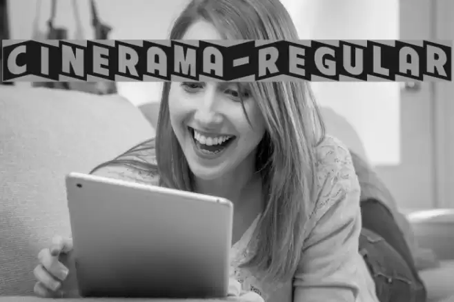 Cinerama-Regular Font examples