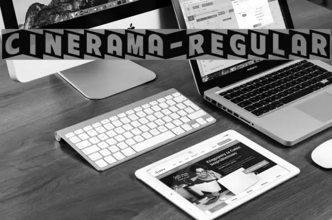 Cinerama-Regular Font examples