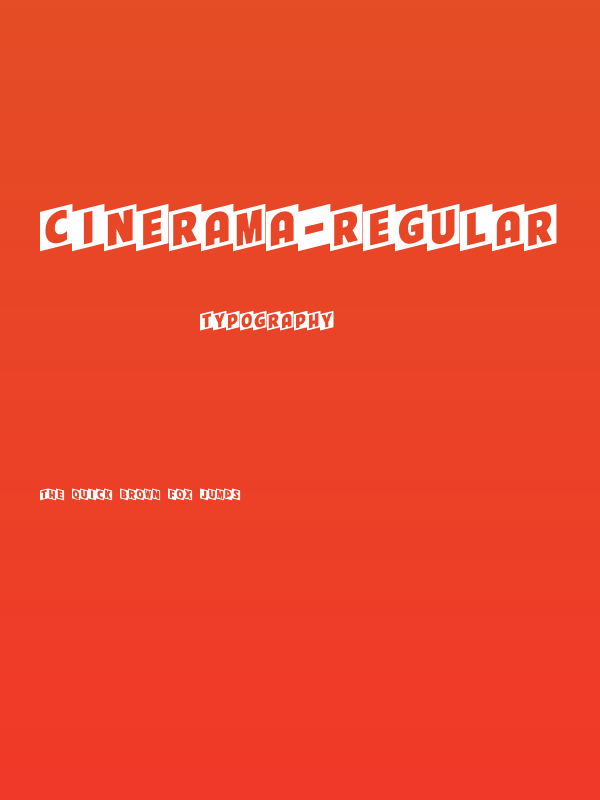 Cinerama-Regular Poster