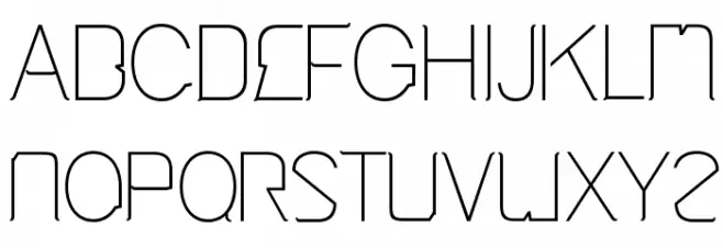 Cinga Light Font Litere mari
