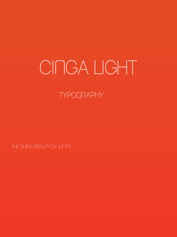 Cinga Light Poster