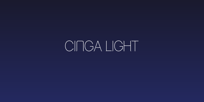 Cinga Light Social Header